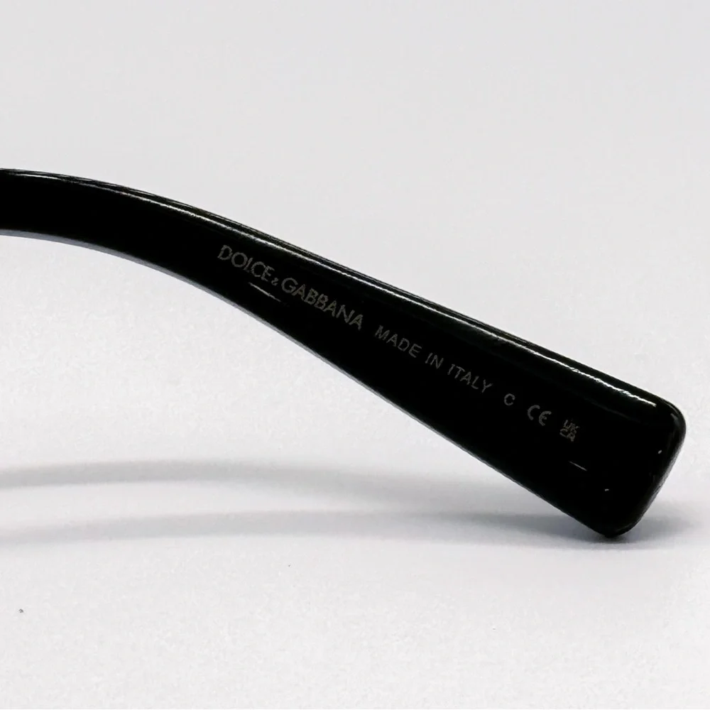 NEW DOLCE&GABBANA DG2305 01/87 OVERSIZED BLACK WOMEN SUNGLASSES DOLCE&GABBANA